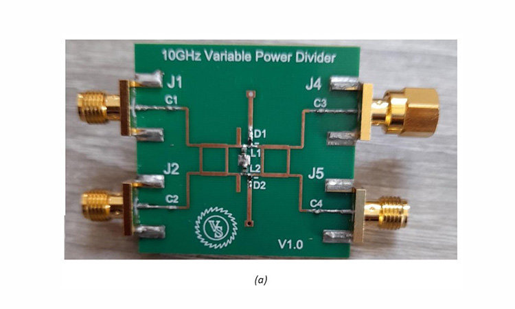 10 GHz power divider